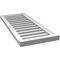 Ekena Millwork Vertical Surface Mount PVC Gable Vent: Functional, w/ 2"W x 2"P Brickmould Sill Frame, 16"W x 38"H GVPVE16X3803SF - alternate 4